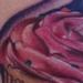 Tattoos - colorful realistic cupcake tattoo - 64112